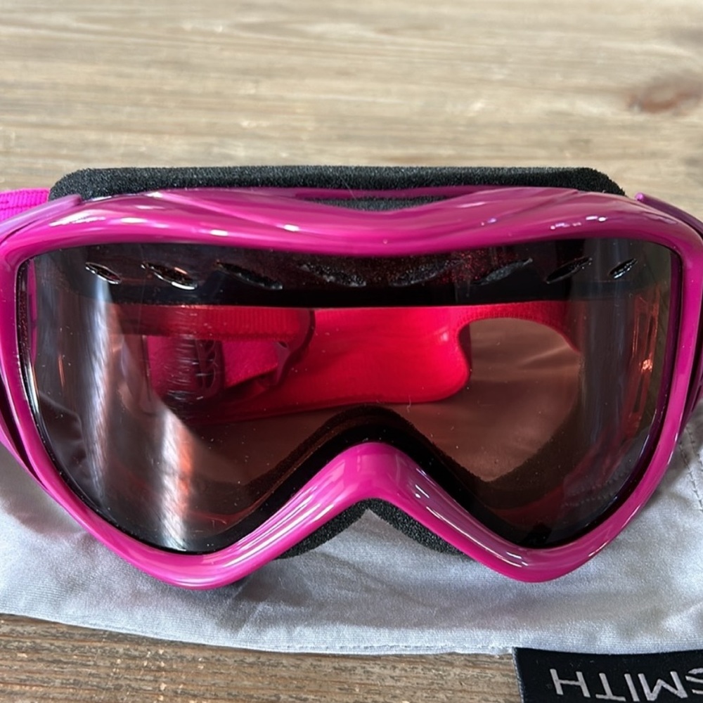 Smith ski googles pink womens